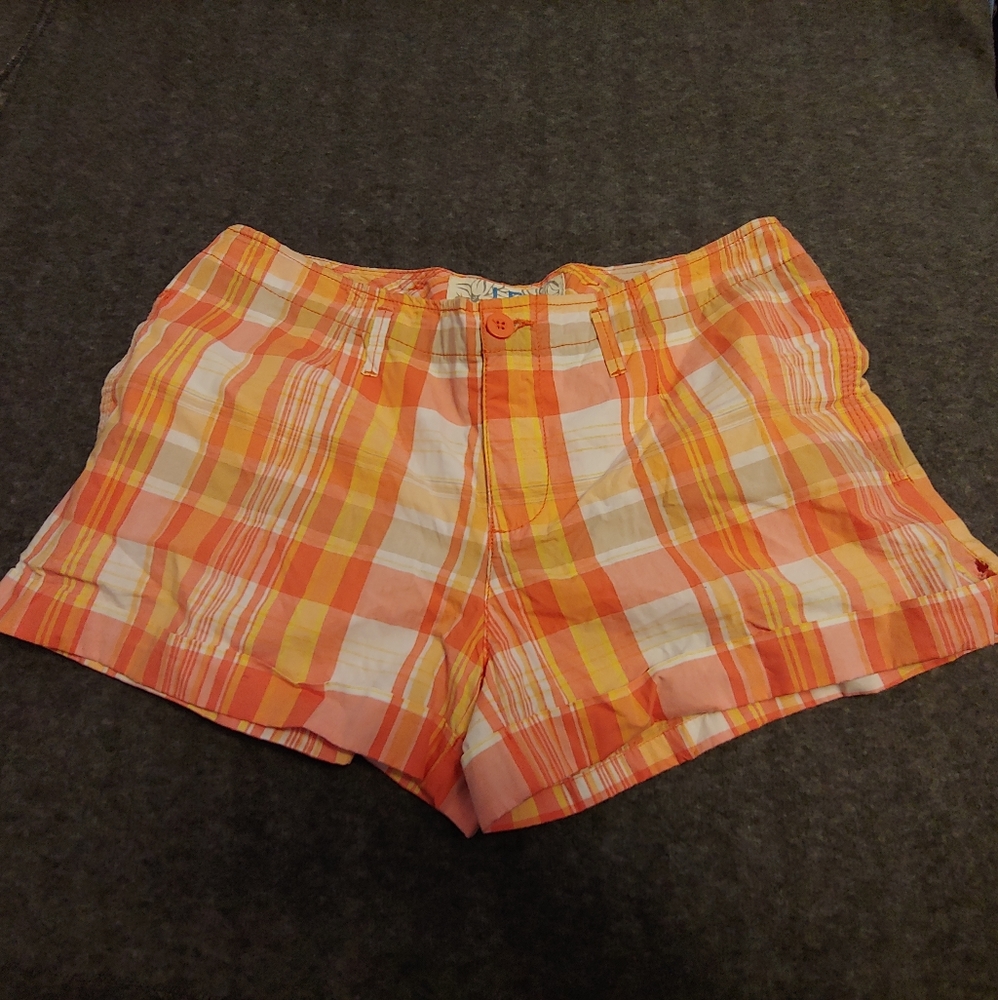 LFL 1982 Multi-Colored Plaid Shorts